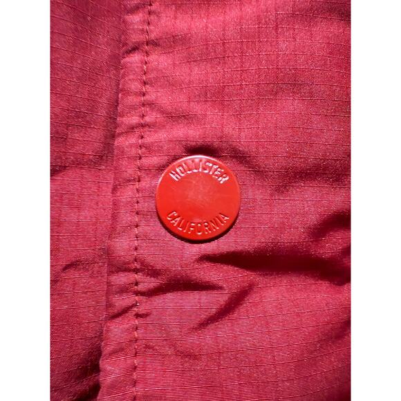 Hollister California All-Weather Maroon Jacket-Sherpa Lined - Size S - Picture 3 of 10